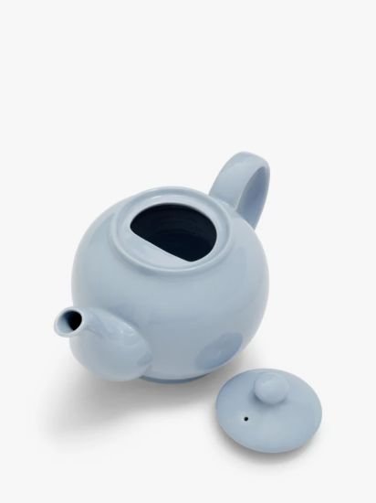 Fine China Teapot, 1.1L, Celeste Blue