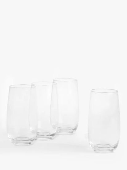 Studio Glass Highball, Set of 4, 470ml, Clear