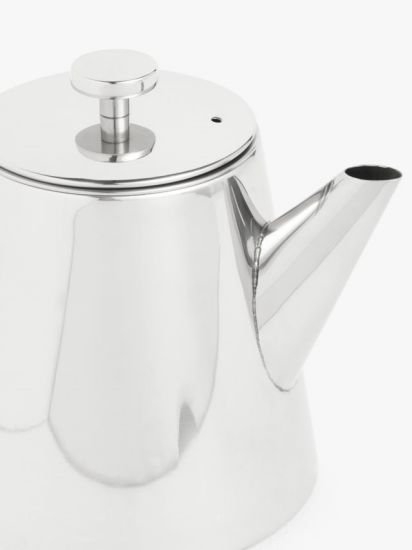 Double Wall Teapot with Infuser, 1.2L, Stainless Steel