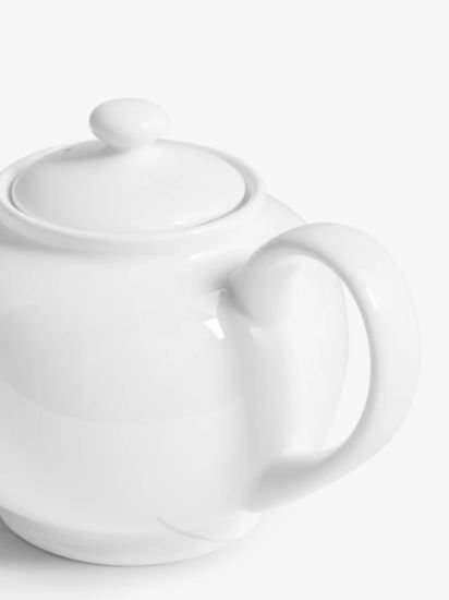 Fine China Teapot, 1.1L, White
